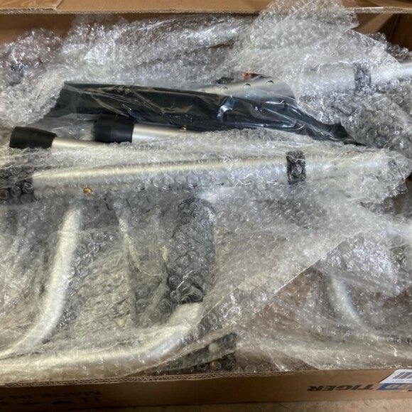 Jumbo Double Walker Aluminum Mobility Walker Aid with Adjustable - Picture 6 of 6